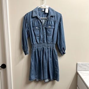 AE denim mini dress. Size XS